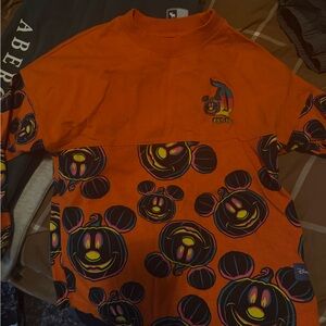 Disney Orange Halloween Mickey Kids Jersey